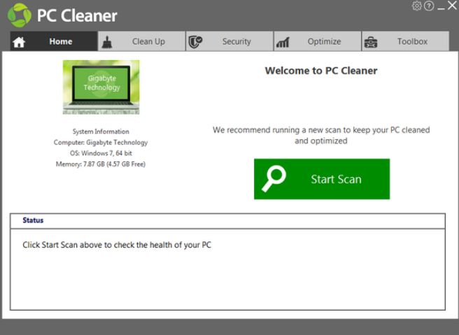 CleanUP界面1